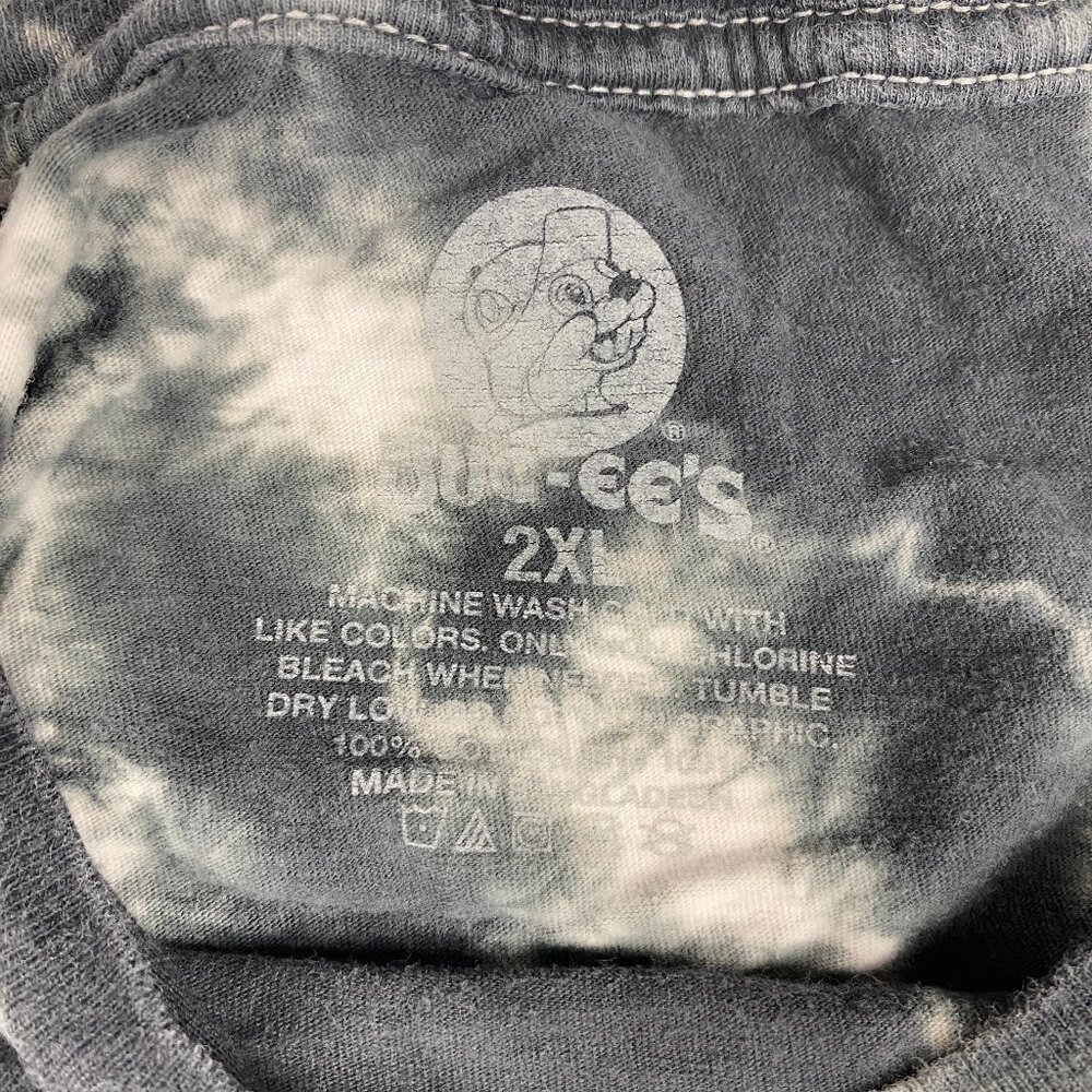 Bucee's T Shirt Size 2XL - Here for the Snacks - Tye Dye - Picture 10 of 12